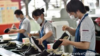 China Schuhfabrik Fabrik Herstellung Schuhe 