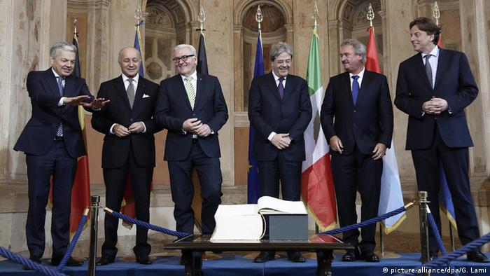 Meeting between EU leaders in Rome