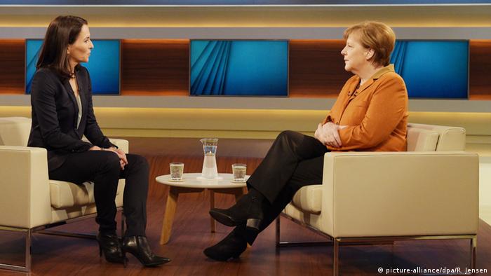 Angela Merkel la emisiunea Anne Will