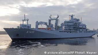 Το γερμανικό πλοίο γενικής υποστήριξης Bonn