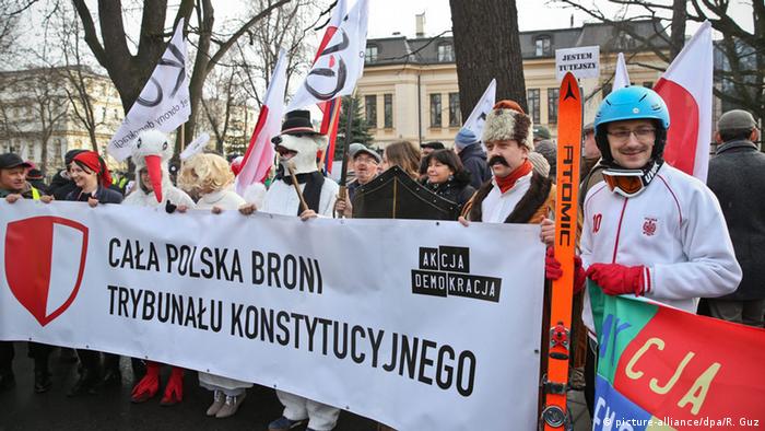 Polen Verfassungsgerichtshof Protest 