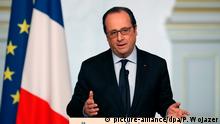Frankreich Präsident Francois Hollande