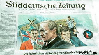 Deutschland Titelseite Süddeutsche Zeitung Panama Papers