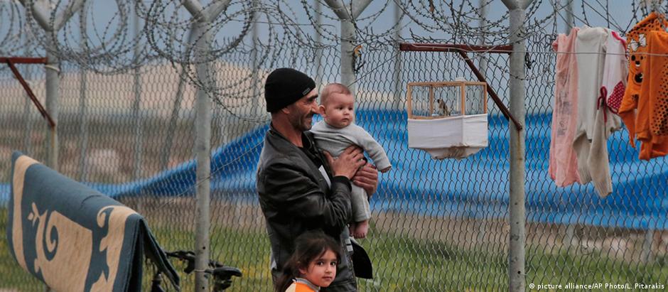 Campo de refugiados em Gaziantep, na Turquia