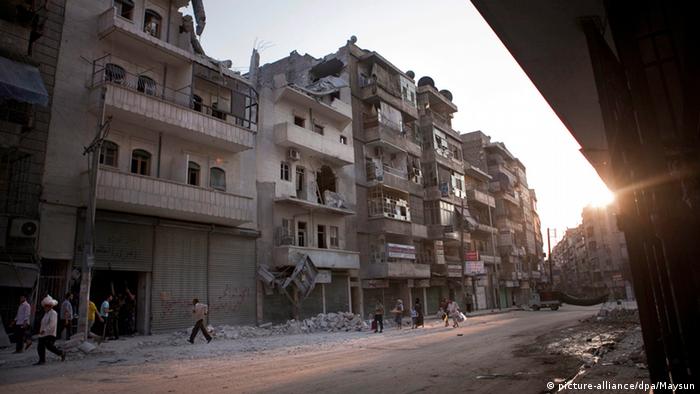 Syrien Krieg Kämpe in Aleppo 2012