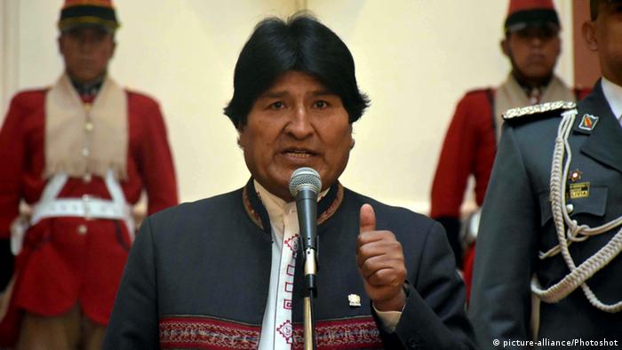 Bolivien Präsident Evo Morales