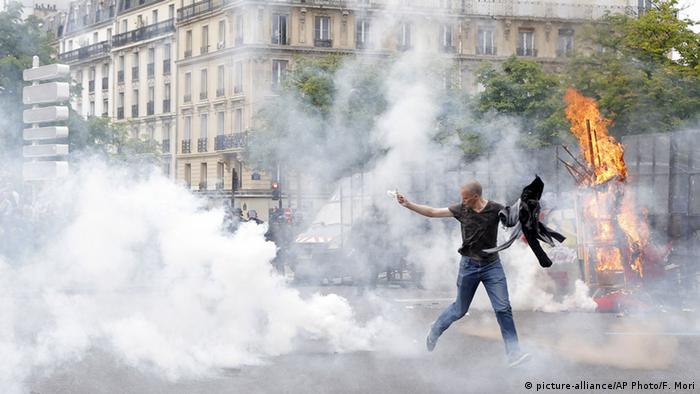 Protests in Paris 