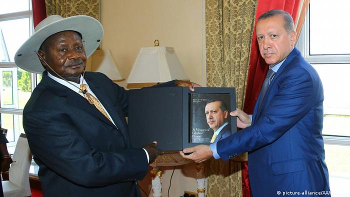 Uganda Kampala Yoweri Museveni und Erdogan 