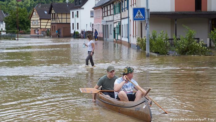Escenas como esta de las inundaciones en Altenburg en el mes de junio 2016 podrían volverse más comunes en el futuro.