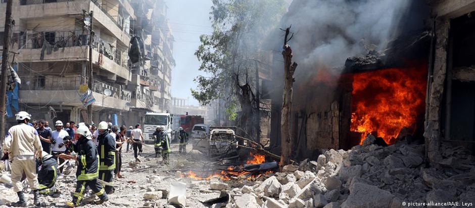 Ataque aéreo do regime sírio atingiu hospital Beyan, em Aleppo, em junho deste ano