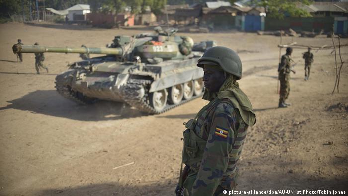 Somalia Soldaten der Armee - AMISOM Friedensmission