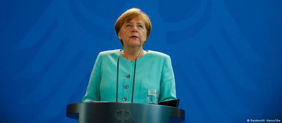 Chefe de governo alemã, Angela Merkel, se pronunciou em Berlim