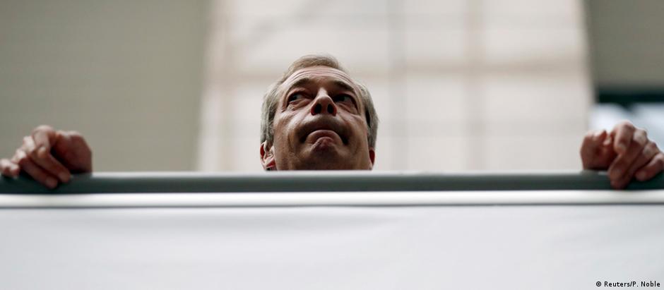 Nigel Farage foi uma das figuras políticas fundamentais para a vitória do Brexit