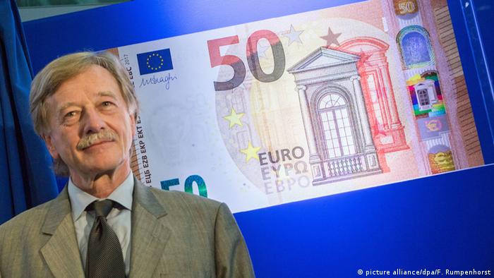 EZB Präsentation der neuen 50-Euro-Banknote