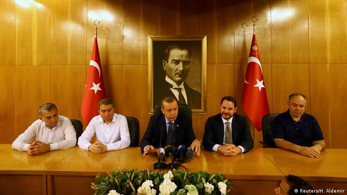 رجب طیب اردوغان در استانبول