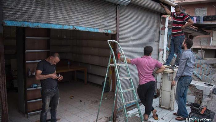 Türkei syrische Nachbarschaft in Ankara wurde angegriffen 