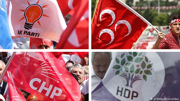 AKP, MHP, CHP, HDP
