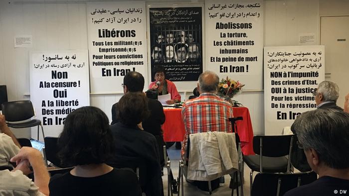 منصوره شجاعی، فعال حقوق بشر یکی از سخنرانان نشست پاریس 