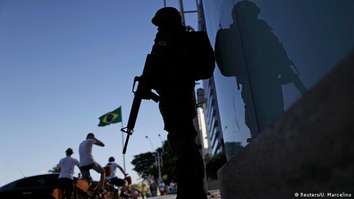 Soldado no Rio de Janeiro durante os Jogos Olímpicos