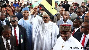 Nigeria Eröffnung Eisenbahnlinie zwischen Abuja und Kaduna Präsident Buhari