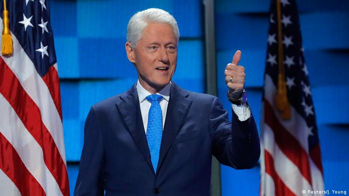 USA Wahlen Parteitag der Demokraten in Philadelphia Bill Clinton