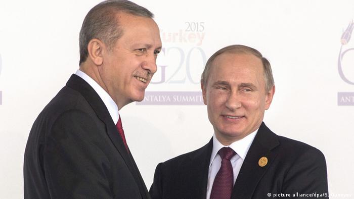 Trkei Recep Tayyip Erdogan und Wladimir Putin ARCHIV 