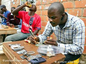 Nigeria Reparatur von Handys