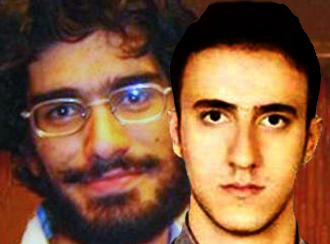 محسن روح‌الامینی (چپ) و محمد کامرانی، دو تن از معترضان به نتایج اعلام‌شده انتخابات ریاست‌جمهوری ۱۳۸۸ که به دستور سعید مرتضوی به زندان کهریزک منتقل و در این زندان کشته شدند