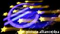 Symbolbild Krise Euro EU Währung Schulden (picture alliance/dpa)