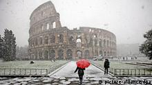 Kältewelle Europa Rom Italien