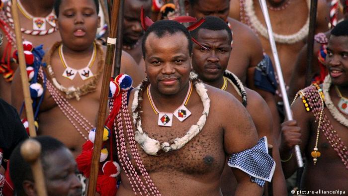 König von Swasiland Mswati III. 