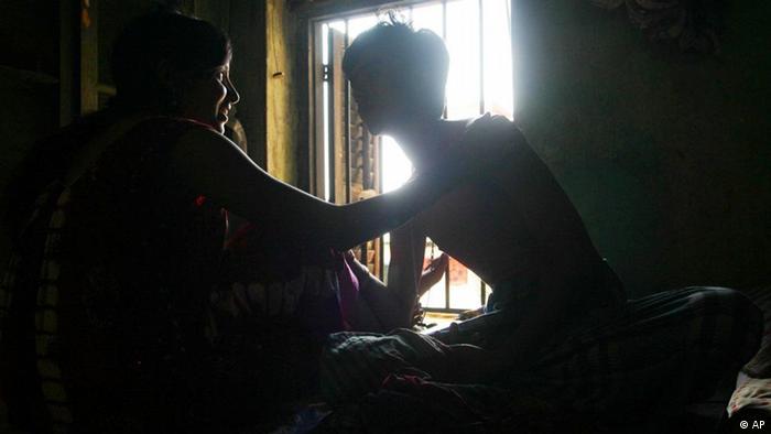 Indien Prostitution Prostituierte und Kunde (AP)