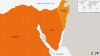Karte Sinai Englisch (DW)
