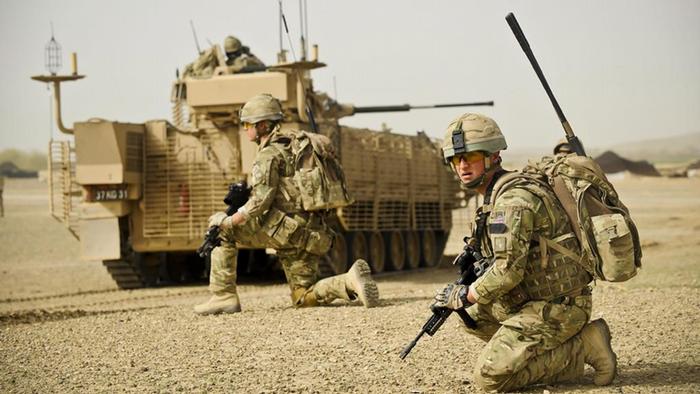 Британские военнослужащие в Афганистане 
