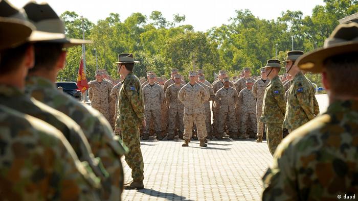 Australien 200 US Marines kommen in Darwin an (dapd)