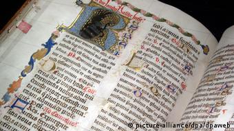 Una biblia del siglo XV.
