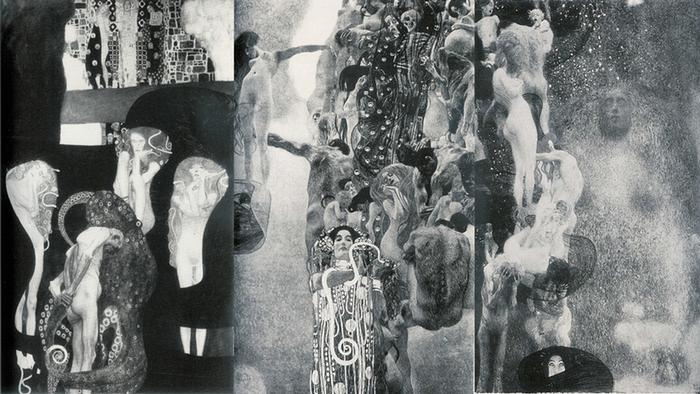 Gustav Klimts Fakultätsbilder: Jurisprudenz Medizin Philosophie