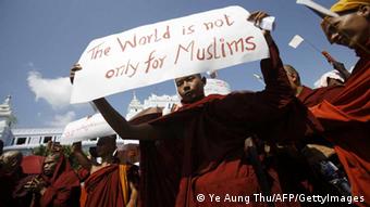 Anti-Rohingya protest in Myanmar (Ye Aung Thu/AFP/GettyImages)