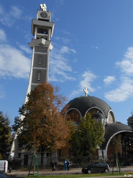 Kirche Kliment Ohridski Skopje Mazedonien. (DW)
