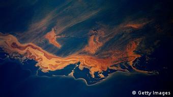 Louisina coast: Oil of Deepwater Horizon on top of the water (Getty Images)