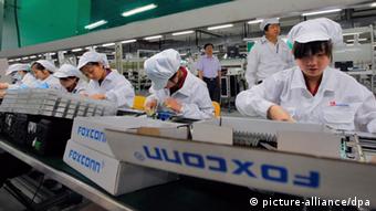 Çin'deki Foxconn fabrikası