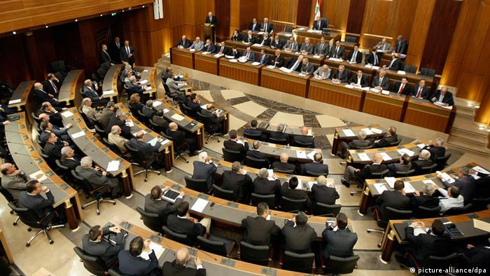 Erste Sitzung des libanesischen Parlaments