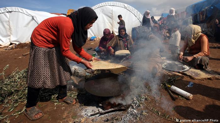 Syrien Flüchtlinge Idlib (picture alliance/AP Photo)