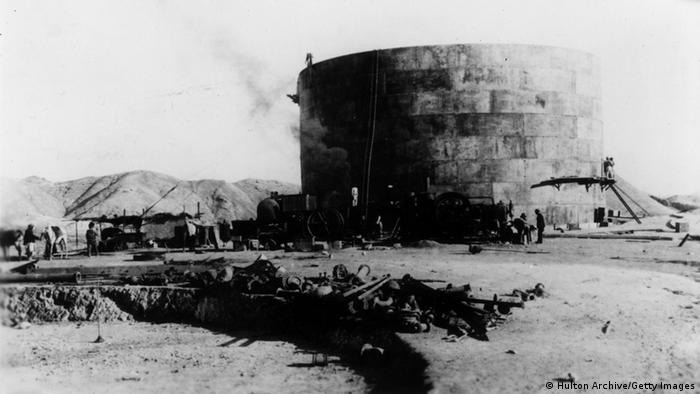 Iran Ölförderung Öltank Masjid-i-Sulaiman 1909