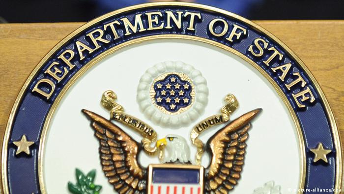 Logo USA Außenministerium State Department (picture-alliance/dpa)