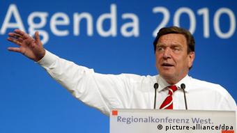 Bundeskanzler Gerhard Schröder (picture-alliance/dpa)