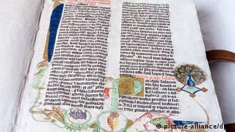 Bibla origjinale e shtypur nga Gutenbergu