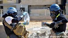 Chemiewaffen Inspektoren in Syrien
