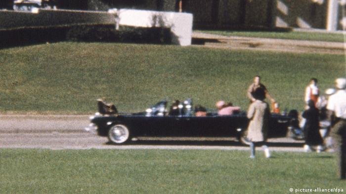 Momento do assassinato de JFK