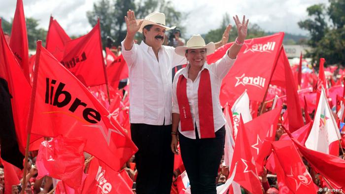 Resultado de imagen para Presidente Zelaya y Xiomara Castro imágenes
